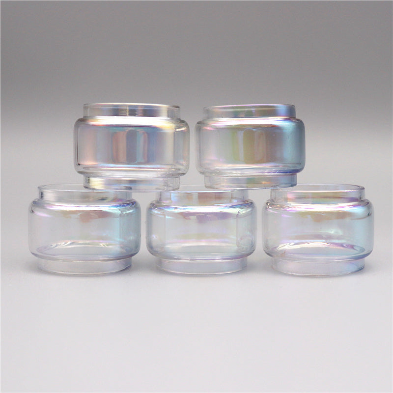 5PCS Micro rainbow Bubble glass tube for sky solo/BERSERKER MINI V2/Hastur MTL Mini RTA/Skrr/Skrr-s/Luxe S kit/Luxe kit/LUXE II 220W kit/sky solo plus/GEN KIT/GEN S 220w KIT/NRG tank/NRG-S