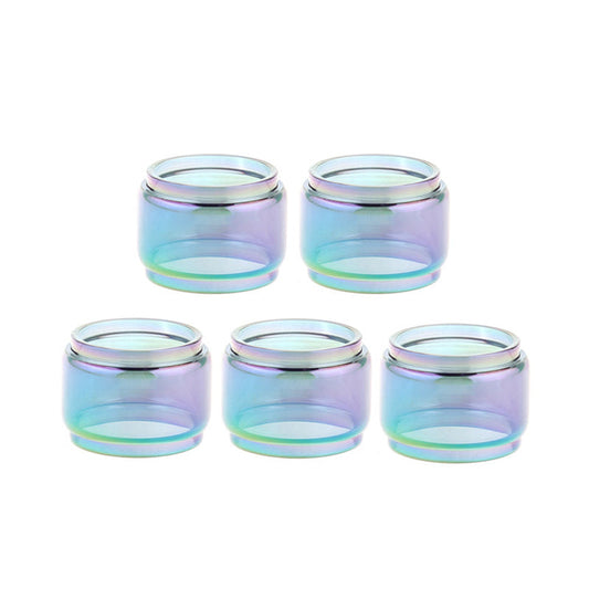 5PCS Translucent rainbow Bubble glass tube for iStick Tria