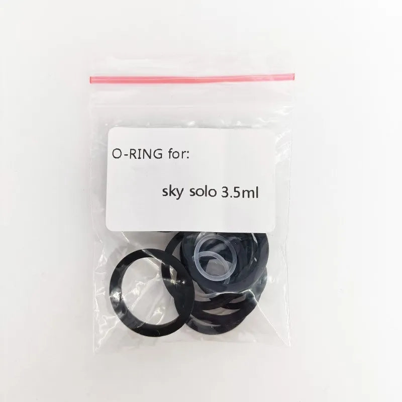 Straw Joint Rubber Sillicone Seal O-Ring for Sky Solo 3.5ml / Luxe S Kit 8ml / GEN KIT 8ml / Skrr-s / NRG MINI TANK 4ml (15 Rings/Package)