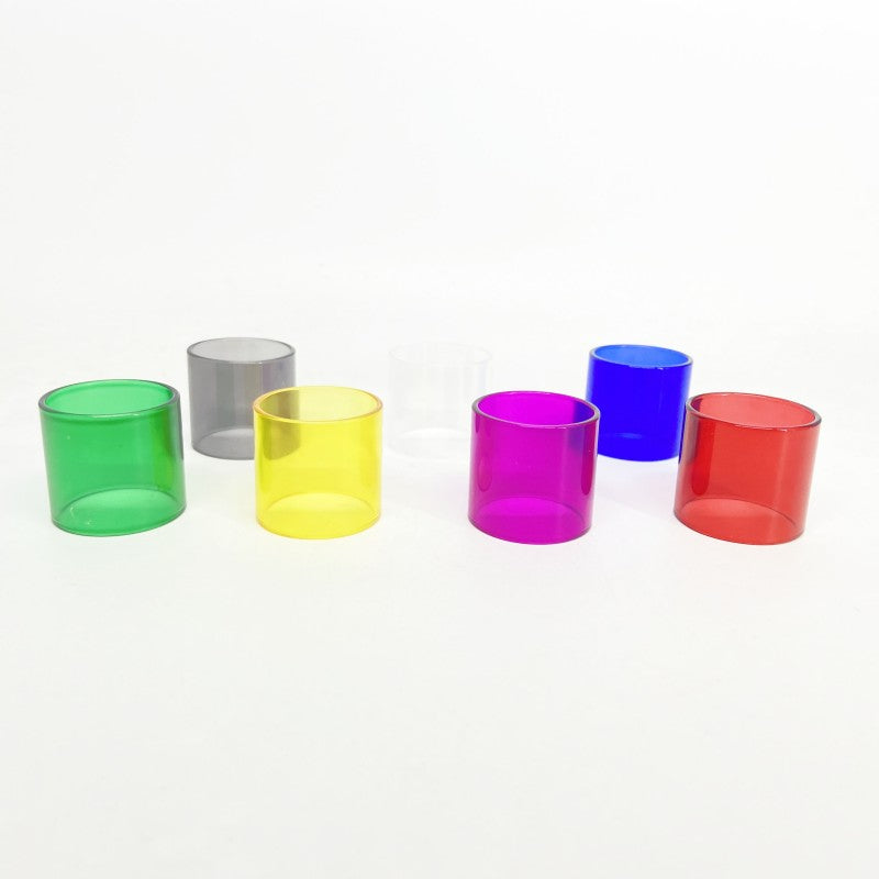 7PCS Straight Colored Glass TUBE Outer Diameter OD22,OD24,OD25,OD27mm Random Color