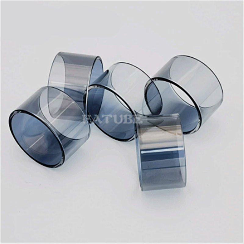 5PCS Straight Black Glass TUBE For bishop Standard/Bishop extension