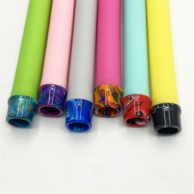 10PCS 810 Resin Random Color Straw Joint