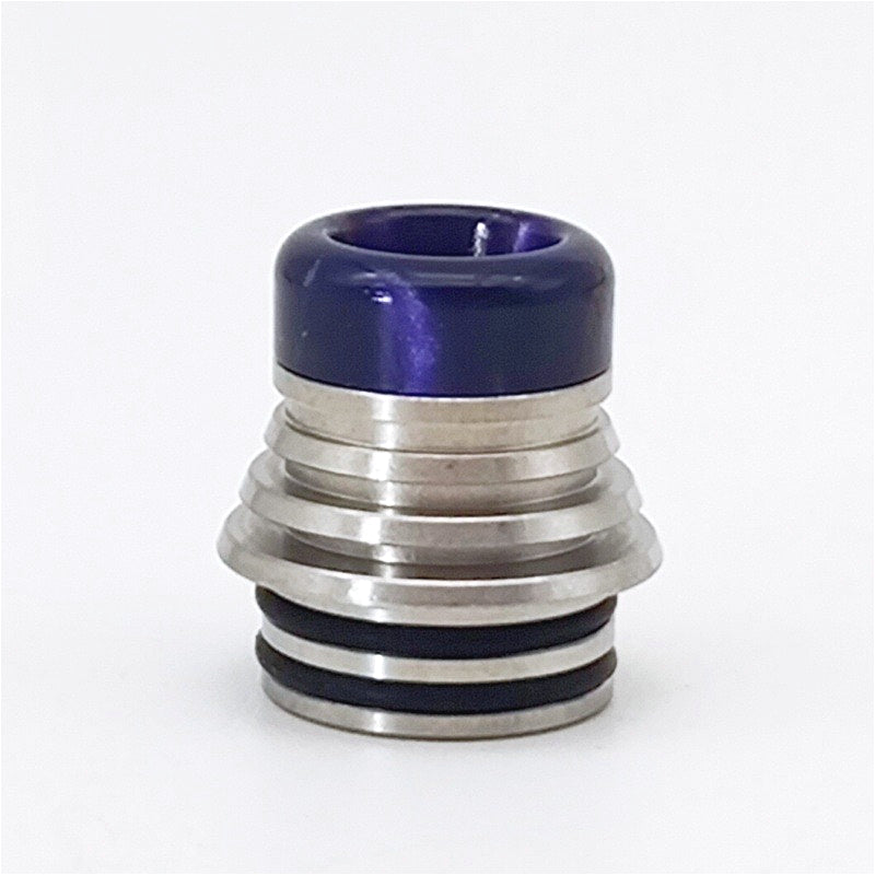 1PC 510 810 Drip Nozzle Tower Shaped Stainless Steel Resin PEI Straw Joint