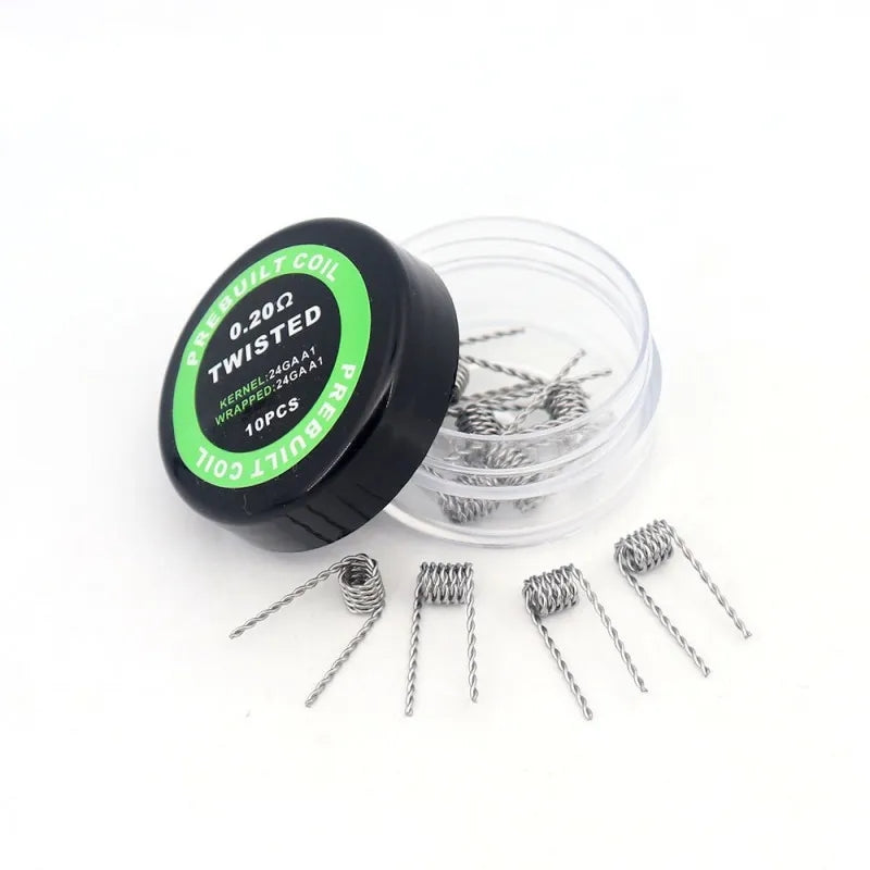 Straw Joint Fused Clapton Coils Alien Premade Coil Heating Resistance Heating Wire Accessory 1Box
