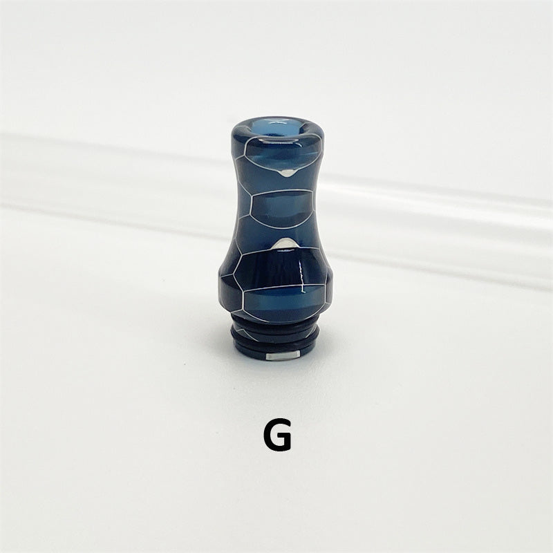 1PCS 510 Resin Conical Snakeskin Straw Joint