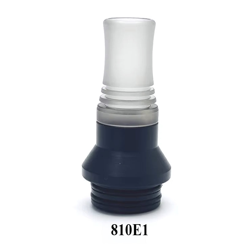 1PC 510 810 9holes Shunt anti-spitting oil Stainless Steel Plastic Combination Straw Joint