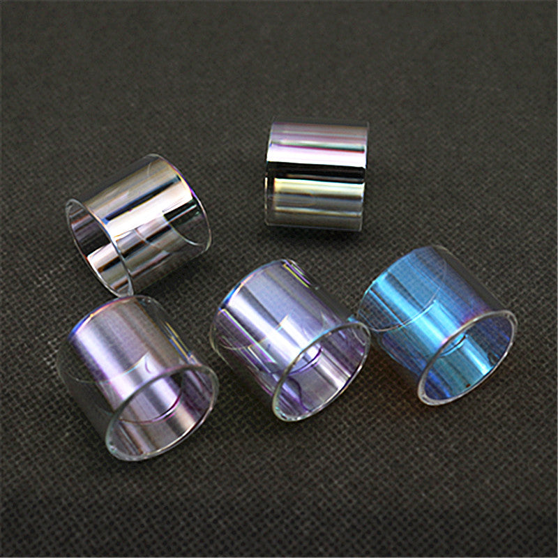 5PCS Micro rainbow Straight Glass TUBE For Skrr/Skrr-s/Luxe S kit/Luxe kit/II 220W/sky solo plus/GEN KIT/GEN S 220w KIT/NRG tank/NRG-S/TOT RTA