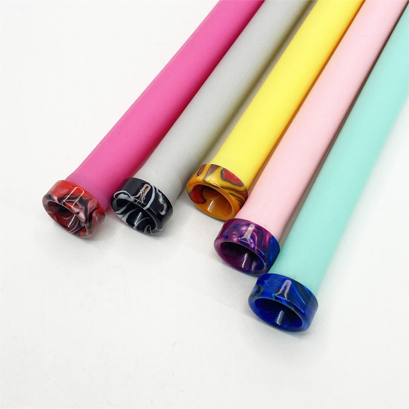 10PCS 810 Resin Random Color Straw Joint
