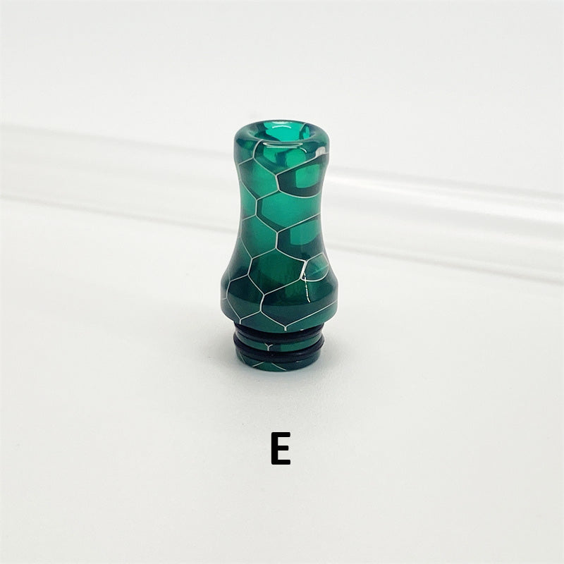 1PCS 510 Resin Conical Snakeskin Straw Joint