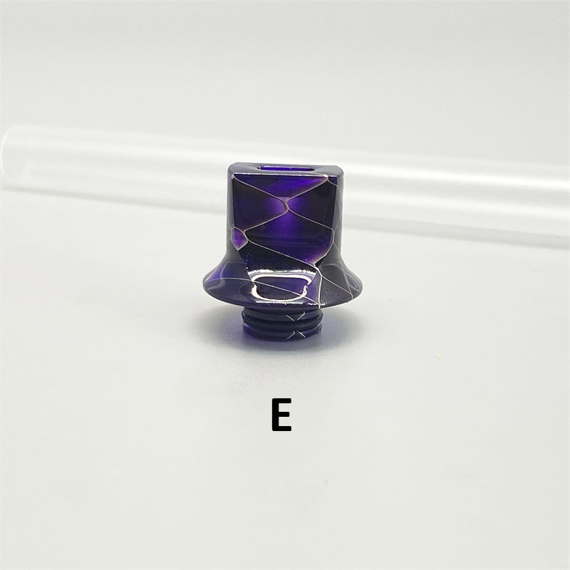1PCS 510 Resin Flat Mouth Straw Joint