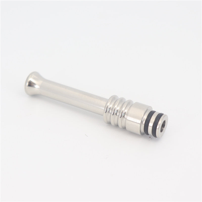 1PCS 510 Stainless Steel Pipette Long Snout Dripper Straw Joint Metal Straw Joint