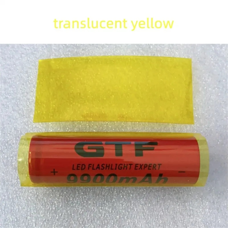 Straw Joint 100Pcs/Pack 18650 Lithium Battery PVC Heat-shrinkable Sleeve Skin Shrink Film
