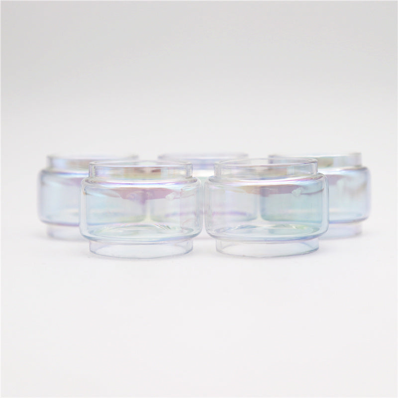 5PCS Micro rainbow Bubble glass tube for sky solo/BERSERKER MINI V2/Hastur MTL Mini RTA/Skrr/Skrr-s/Luxe S kit/Luxe kit/LUXE II 220W kit/sky solo plus/GEN KIT/GEN S 220w KIT/NRG tank/NRG-S