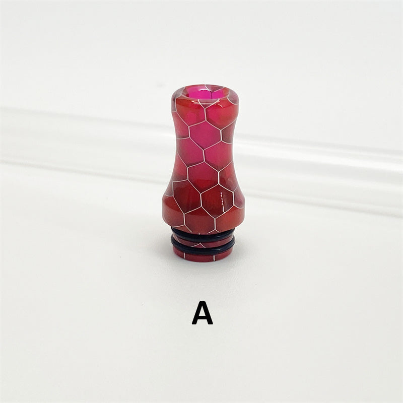 1PCS 510 Resin Conical Snakeskin Straw Joint