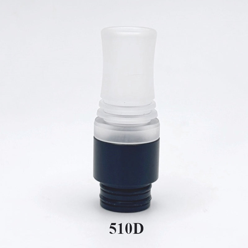 1PC 510 810 9holes Shunt anti-spitting oil Stainless Steel Plastic Combination Straw Joint
