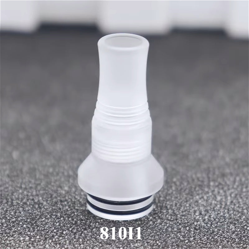 1PC 510 810 9holes Shunt anti-spitting oil Stainless Steel Plastic Combination Straw Joint