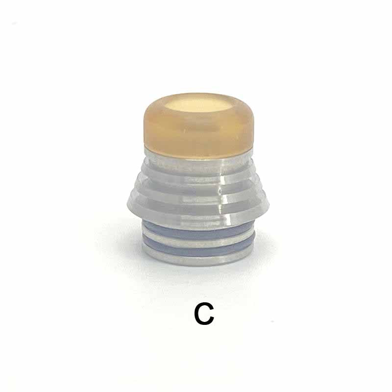 1PCS 510 810 Tower Stainless Steel + Resin Straw Joint