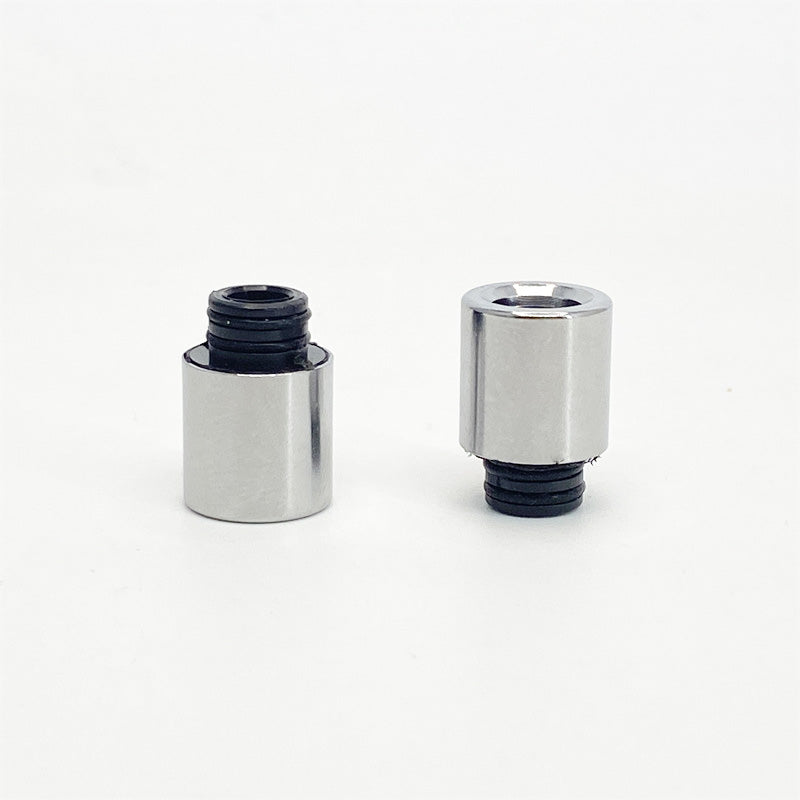 2PCS 510 Stainless Steel +POM Straw Joint