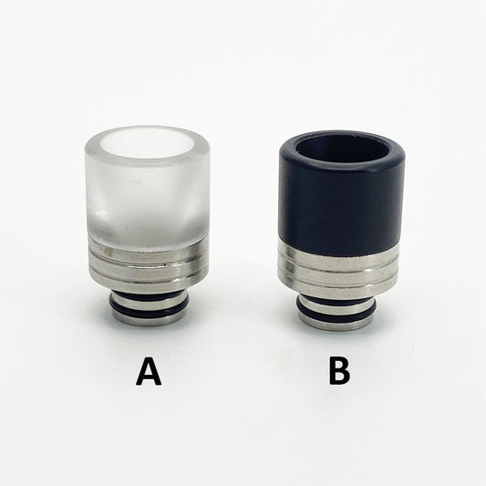 1PCS 510 Stainless Mesh + Acrylic Anti-fry Oil with Filter Straw Joint