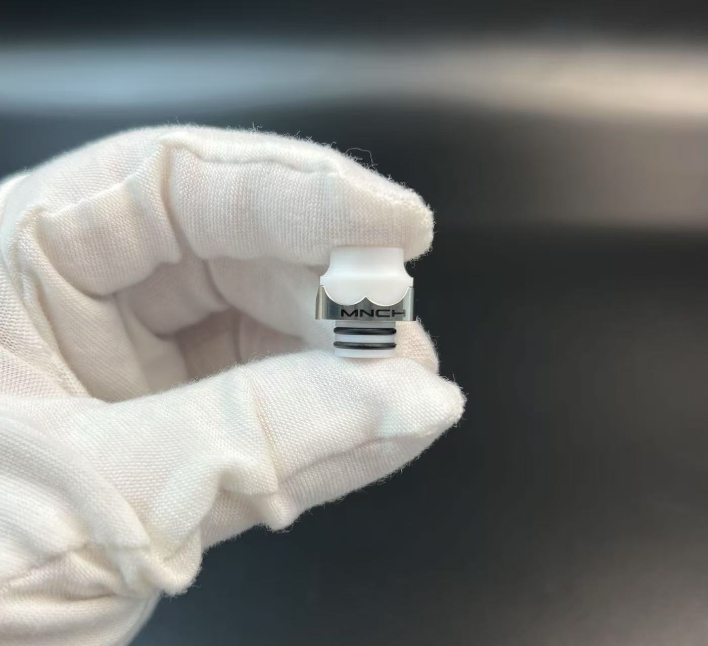 DDSX 1PC Crown 510 Small Bore Drip Tip 316 Stainless Steel Plastic PEEK Mouthpiece