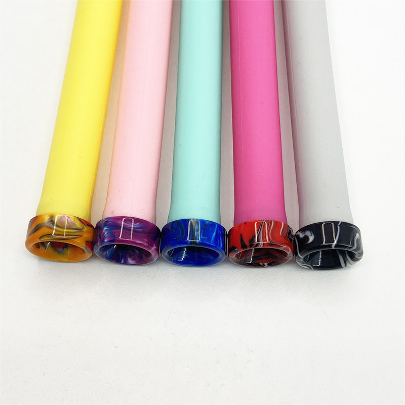 10PCS 810 Resin Random Color Straw Joint