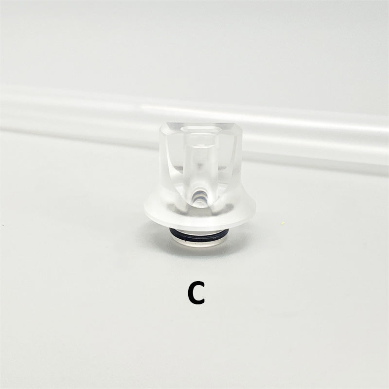 1PCS 510 Acrylic Flat Mouthl Straw Joint