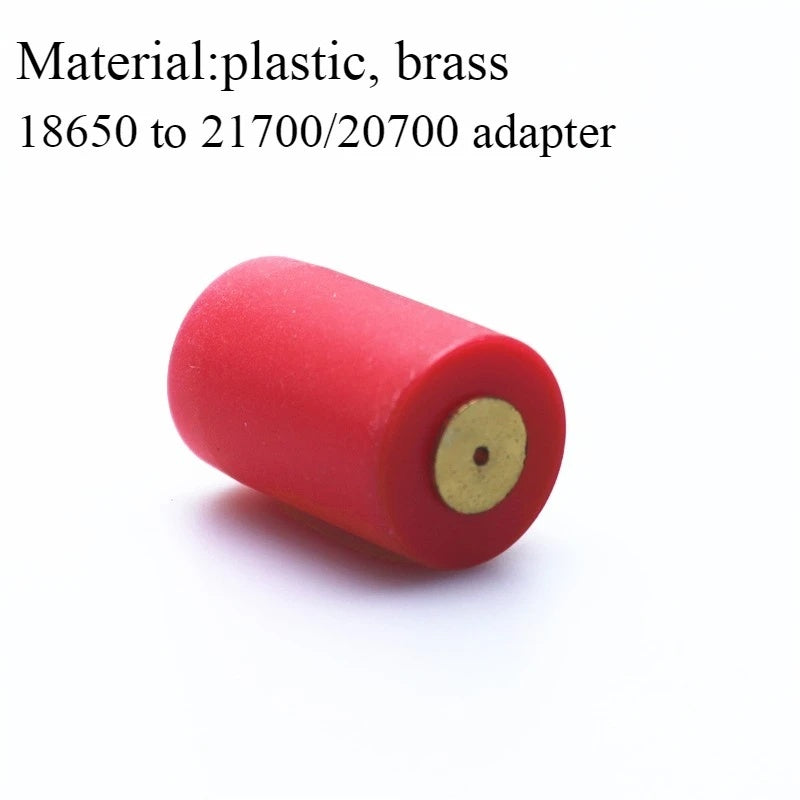 1PC Plastic Brass 18650 to 21700/20700 | 18650 to 26650 Battery Adapter Accessory