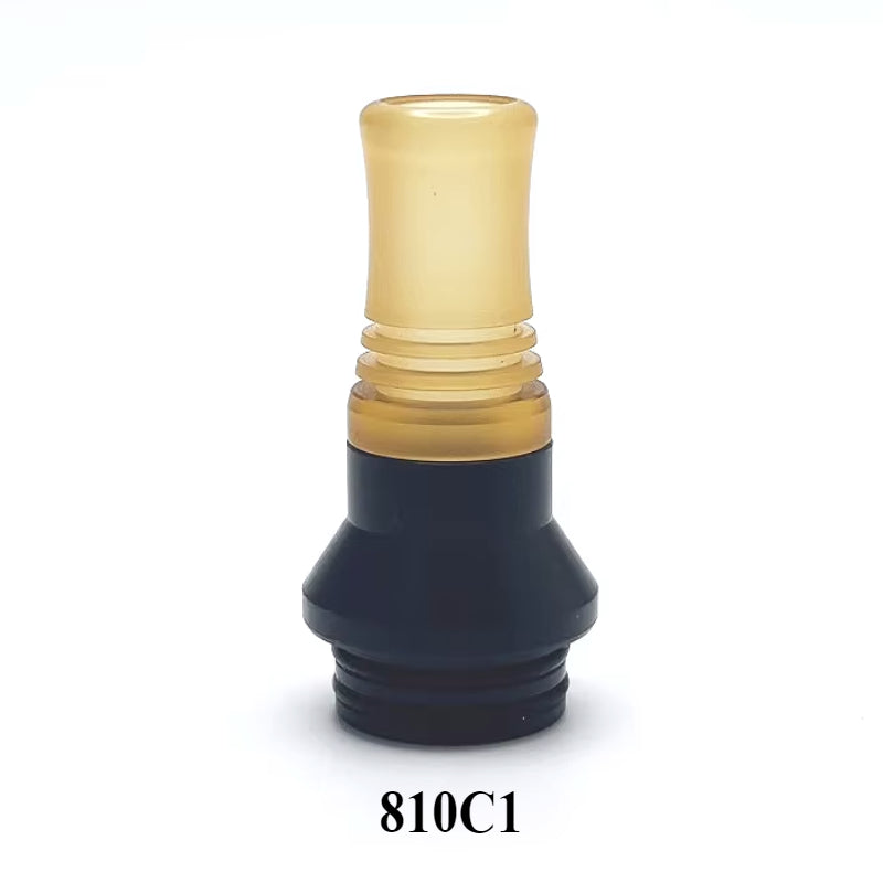 1PC 510 810 9holes Shunt anti-spitting oil Stainless Steel Plastic Combination Straw Joint