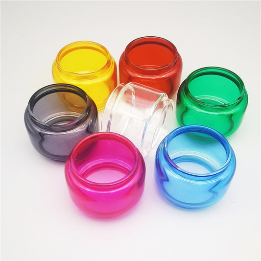10PCS Bubble Colour glass tube for UFORCE TANK/Maat Tank/zip mini/MOJO kit/DRAG 157W/Too 80W/180W/Caliber KIT