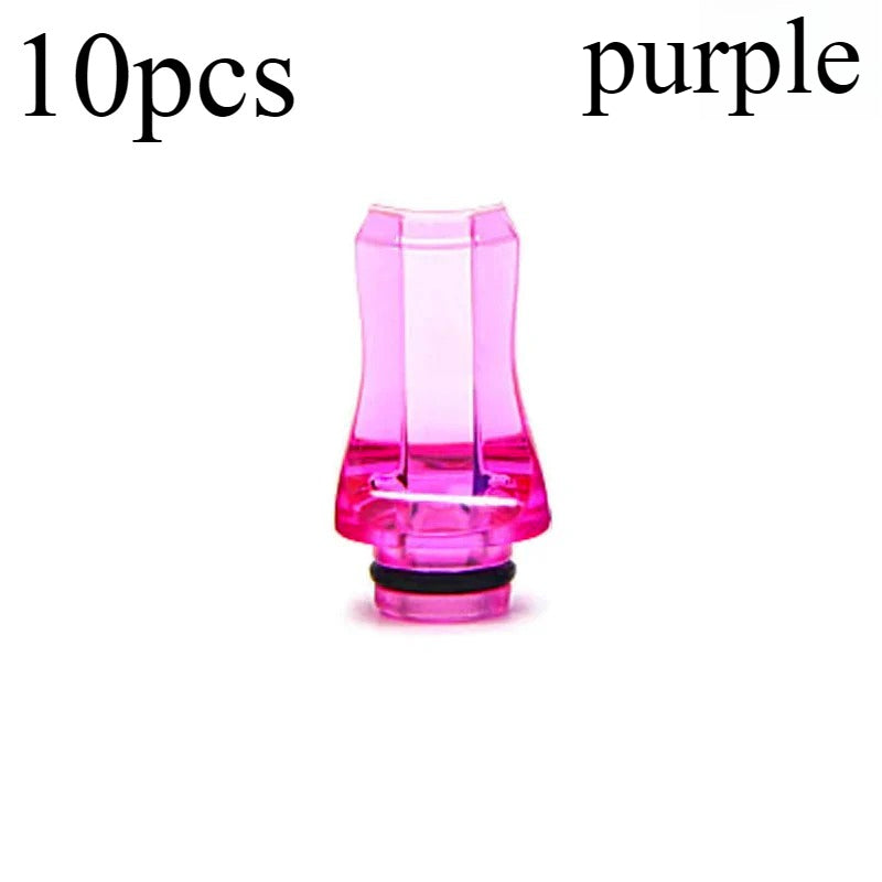 10PCS 510 Flat Mouth Plastic Acrylic Straw Joint