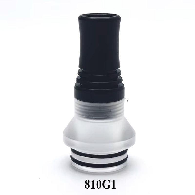 1PC 510 810 9holes Shunt anti-spitting oil Stainless Steel Plastic Combination Straw Joint
