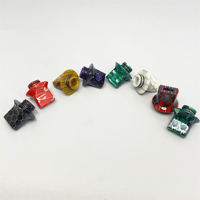 1PCS 510 Resin Flat Mouth Straw Joint
