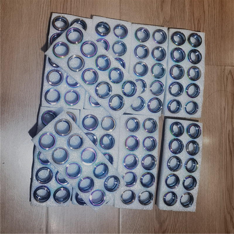 100PCS FATUBE Rainbow clear Straight bubble GLASS TUBE TANK mini glass Cup customization Remark model or size(OD ID T h) ABCD