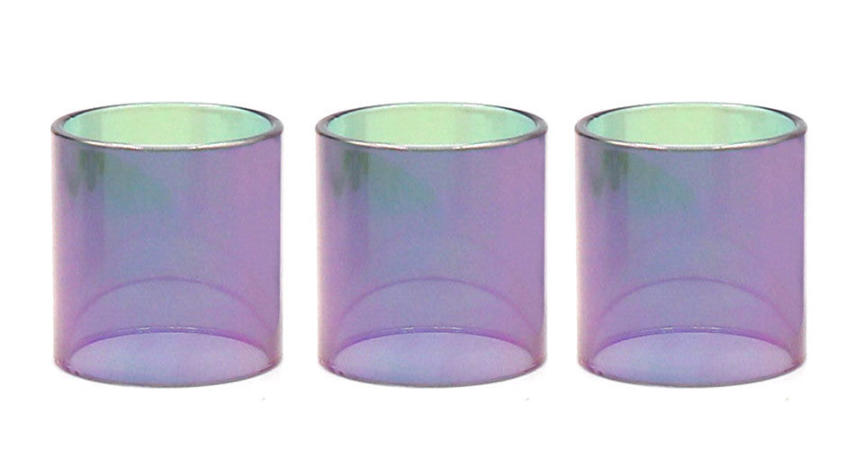 5PCS Straight Rainbow Glass TUBE For Gear RTA 2ml(Ultrashort glass)