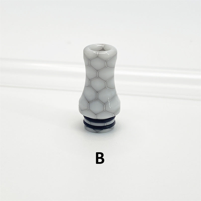 1PCS 510 Resin Conical Snakeskin Straw Joint