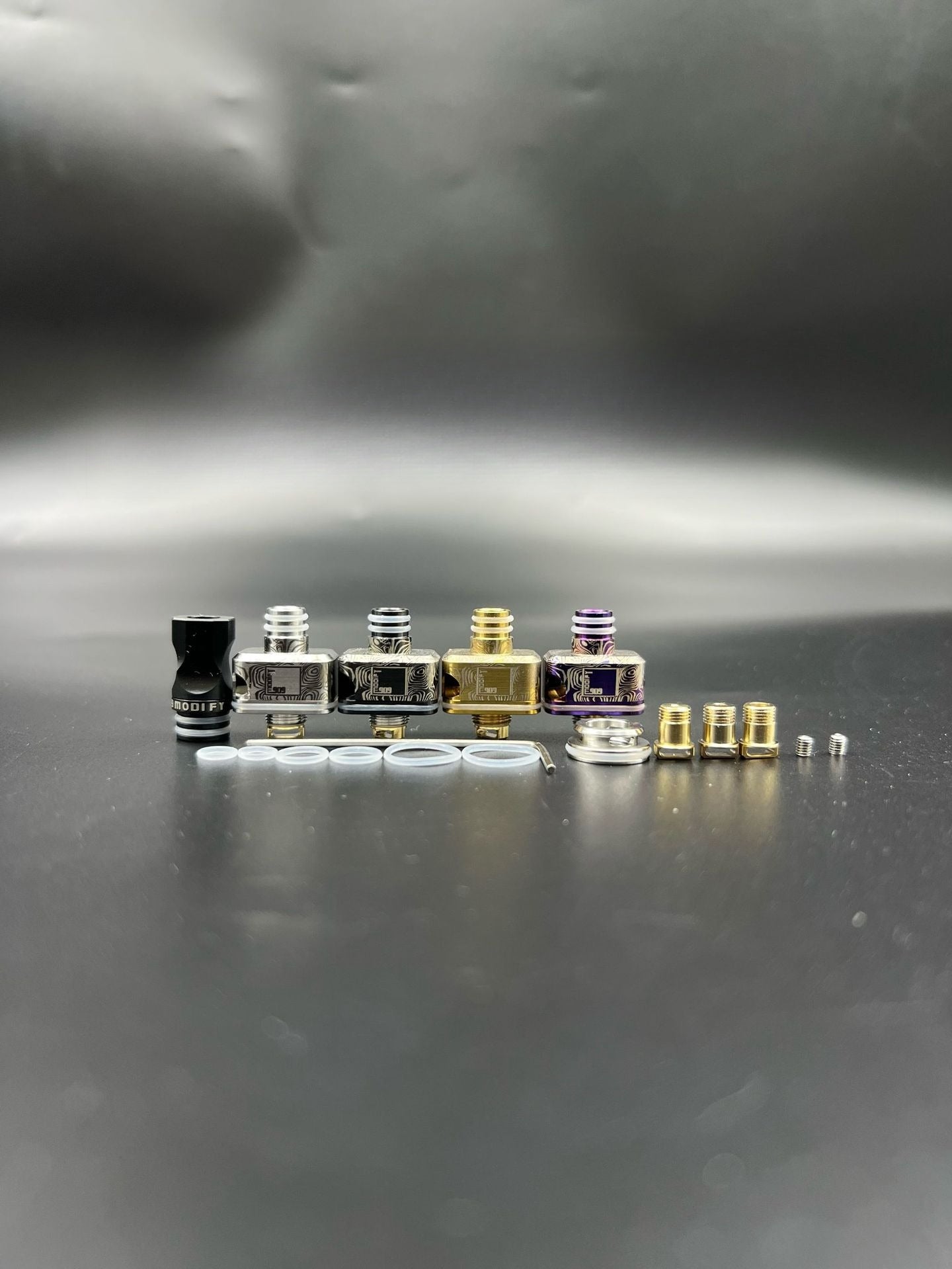 DDSX New 909 NUGG 316 Stainless Steel Single Coil Design Rebuildable Atomizer Kit with 3 Air Pins