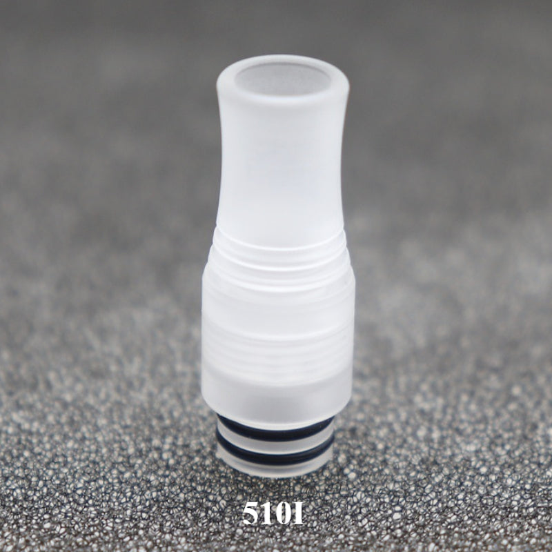 1PC 510 810 9holes Shunt anti-spitting oil Stainless Steel Plastic Combination Straw Joint