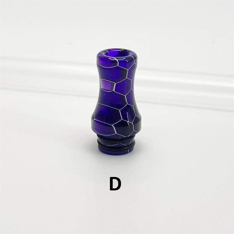 1PCS 510 Resin Conical Snakeskin Straw Joint