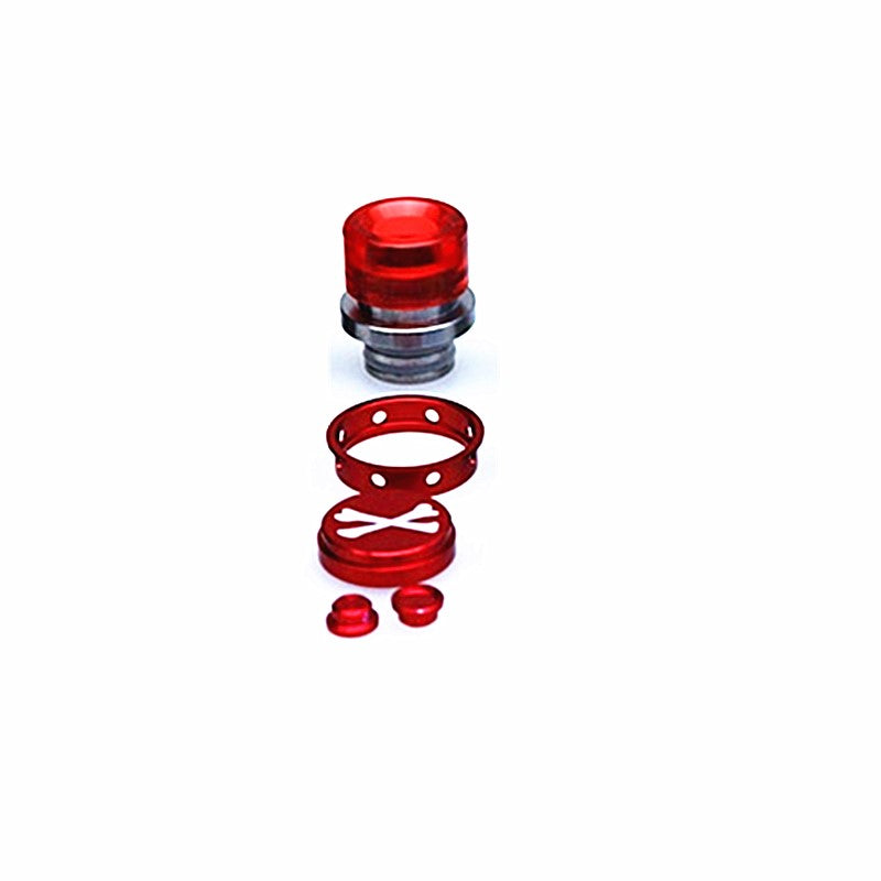 510/BB wide mouth Intergrated stainless steel and acrylic/510 DRIP TIP With Button set XBONE Colorful Aluminum DRIPTIPS Straw Joint