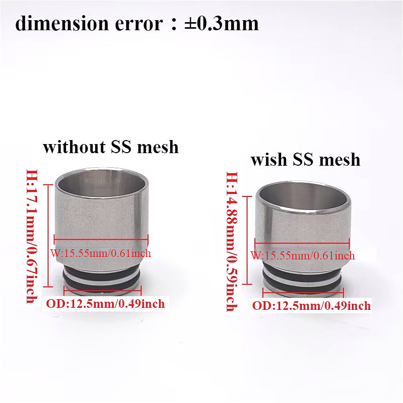 810 Stainless Steel with Filter Screen, Anti Explosion Oil Stainless Steel Straw Joint