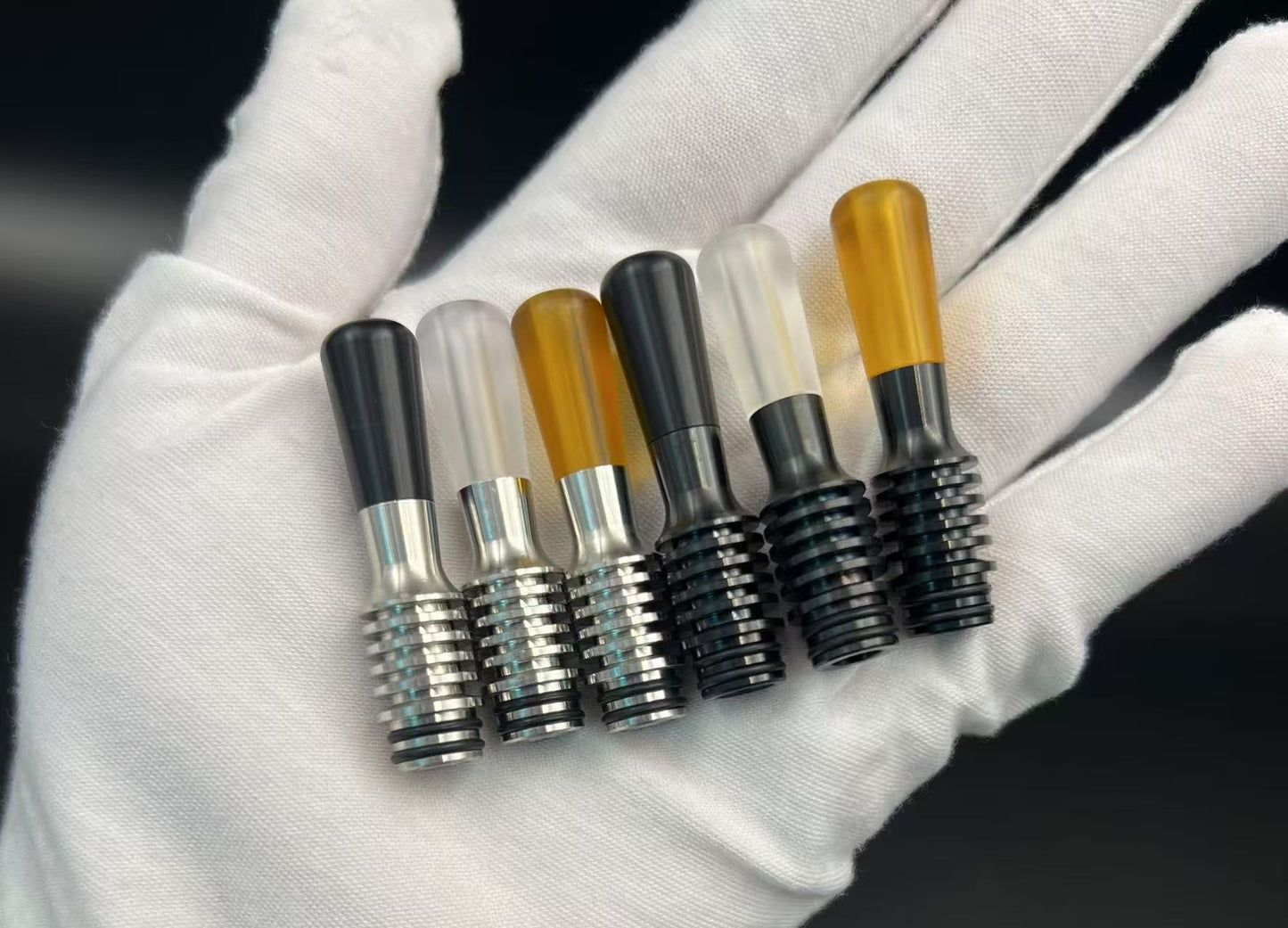 DDSX 510 Drip Tip Small Bore Stainless Steel POM PEI Anti-Spill & Heat-Resistant Mouthpiece