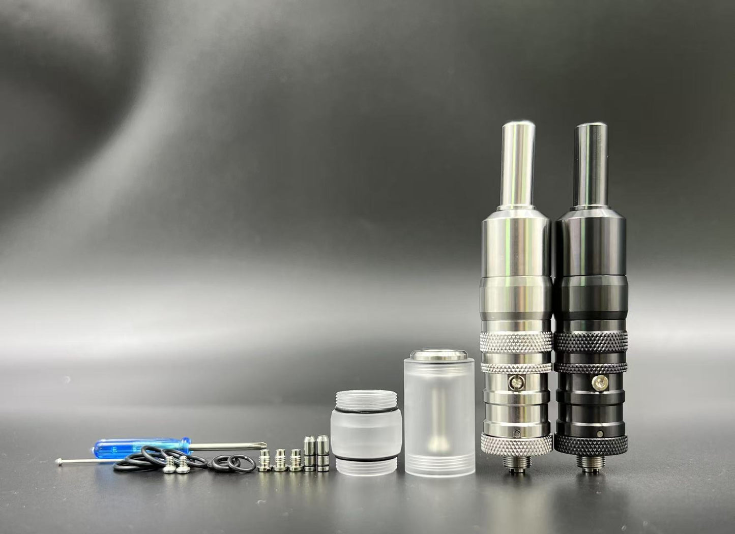 DDSX Flash Mini 316 Stainless Steel Rebuildable Tank Atomizer Diameter17mm 510 thread connection.