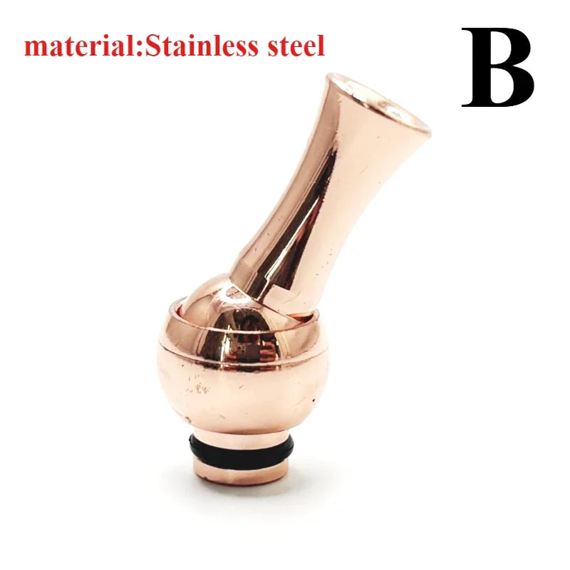 1PC 510 Stainless Steel Rotatable 360 Degrees Mouthpiece Straw Joint
