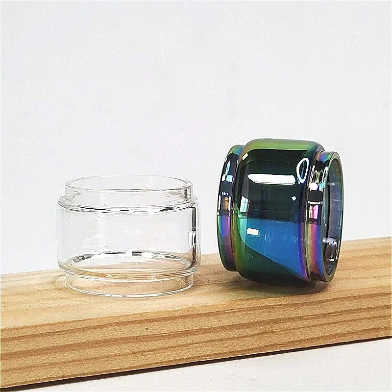 1set 3 in 1 Straight Bubble Glass Tube for Dead Rabbit RTA Machine Replacement Accessory