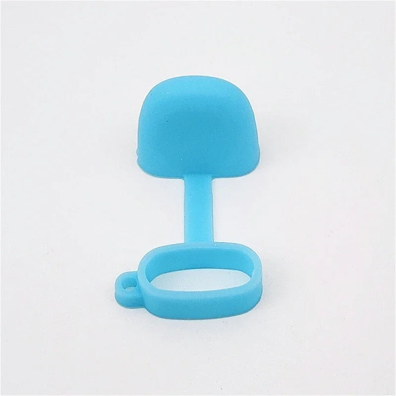 10PCS Silicone Protective Cover with Integrated Dust Cap Flat Mouth Dust Cap Accessories