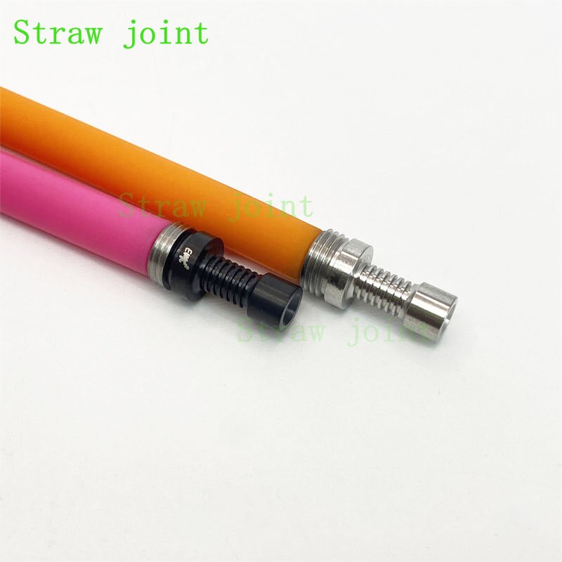 1PCS 510 Stainless Steel EMC Billet Box BB Interface Pipette Connector Straw Joint