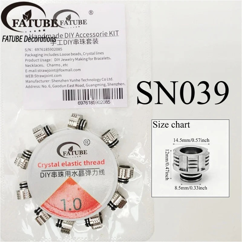 Multi Color Stainless Steel Spacer Beads Large Hole Loose Metal Bead DIY Handmade Jewelry Making Supplies For Bracelet Necklace