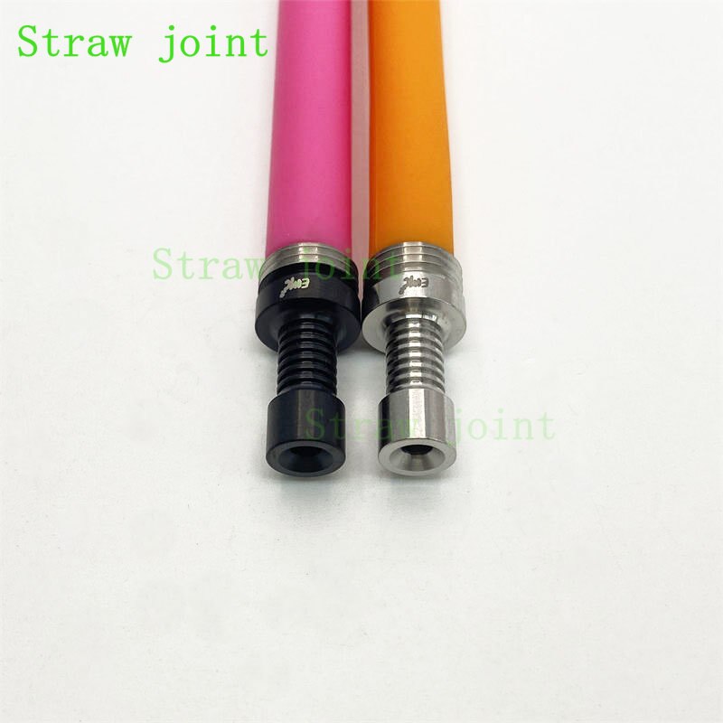 1PCS 510 Stainless Steel EMC Billet Box BB Interface Pipette Connector Straw Joint