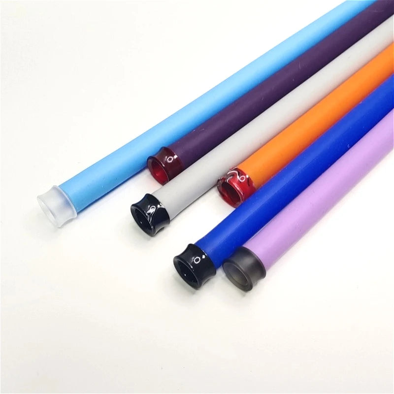 1PC 810 Unbound Small Waist Drip Nozzle Acrylic Resin Rubber ring-free Straw Joint