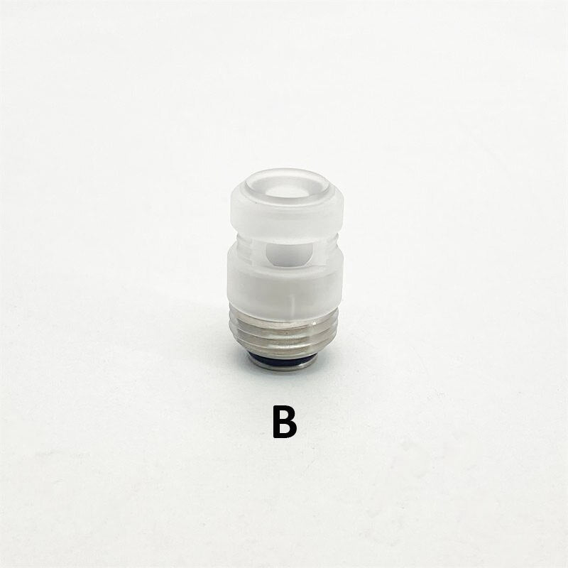 1PCS 510 316 Stainless Steel/peek/PEI/POM/PC PRC Quantum Shift Billet Box BB Interface Pipette Connector Straw Joint